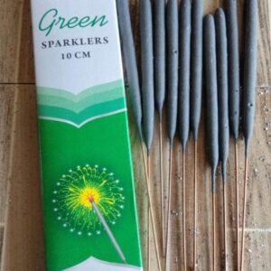10cm GREEN SPARKLER