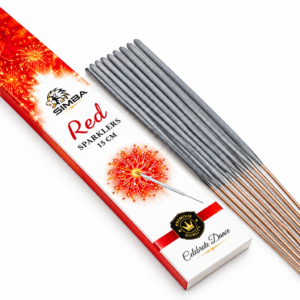 10cm RED SPARKLERS